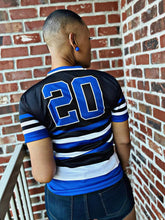 Zeta Phi Beta Black Striped Baseball Jersey
